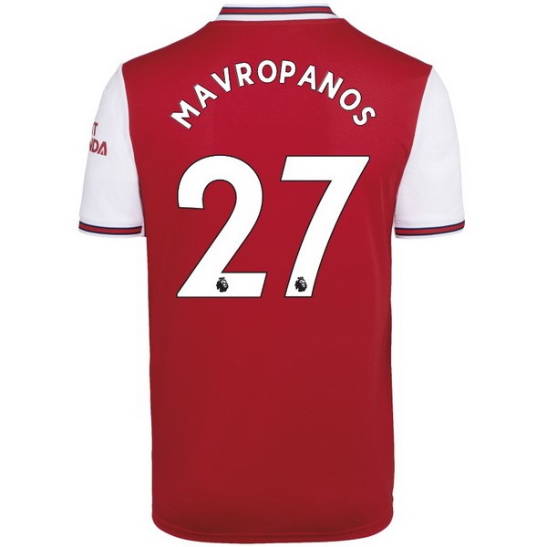 Camiseta Arsenal NO.27 Mavropanos Replica Primera Ropa 2019/20 Rojo